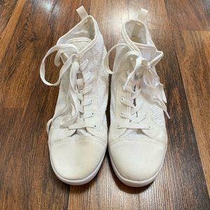 Big Girls Koolaburra by Ugg Hi-Top White Shoes, Sz. 5